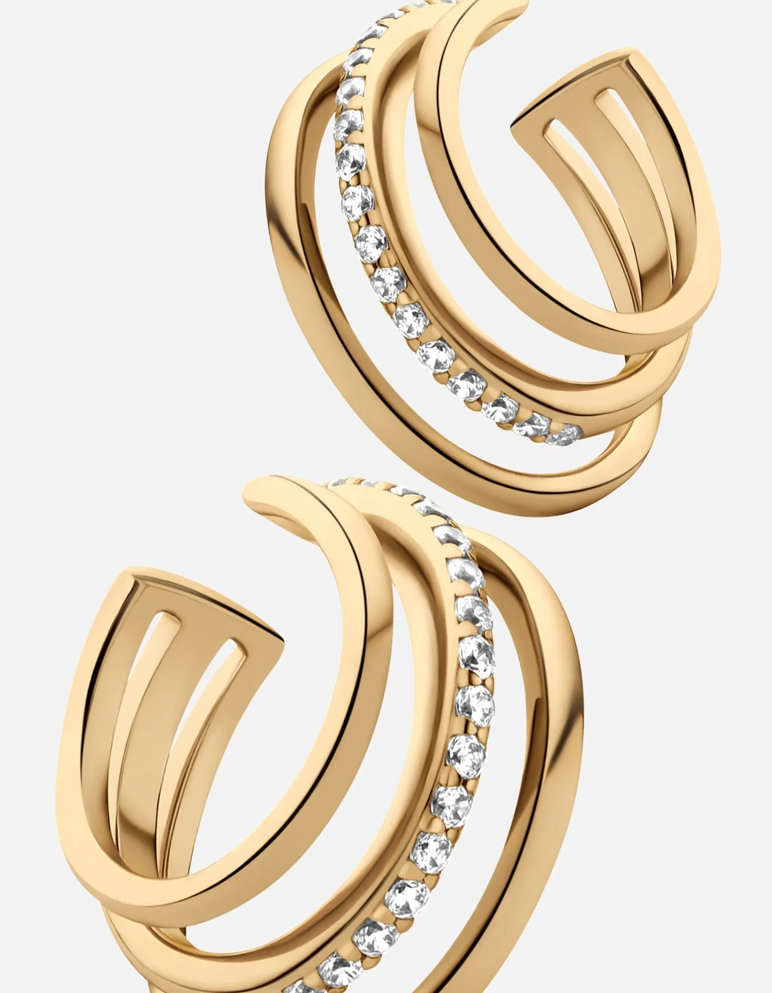 Adin Earring Cuff, Gold Vermeil w/Topaz