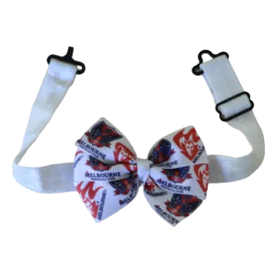 AFL Melbourne Demons Adjustable Bella Bow Tie