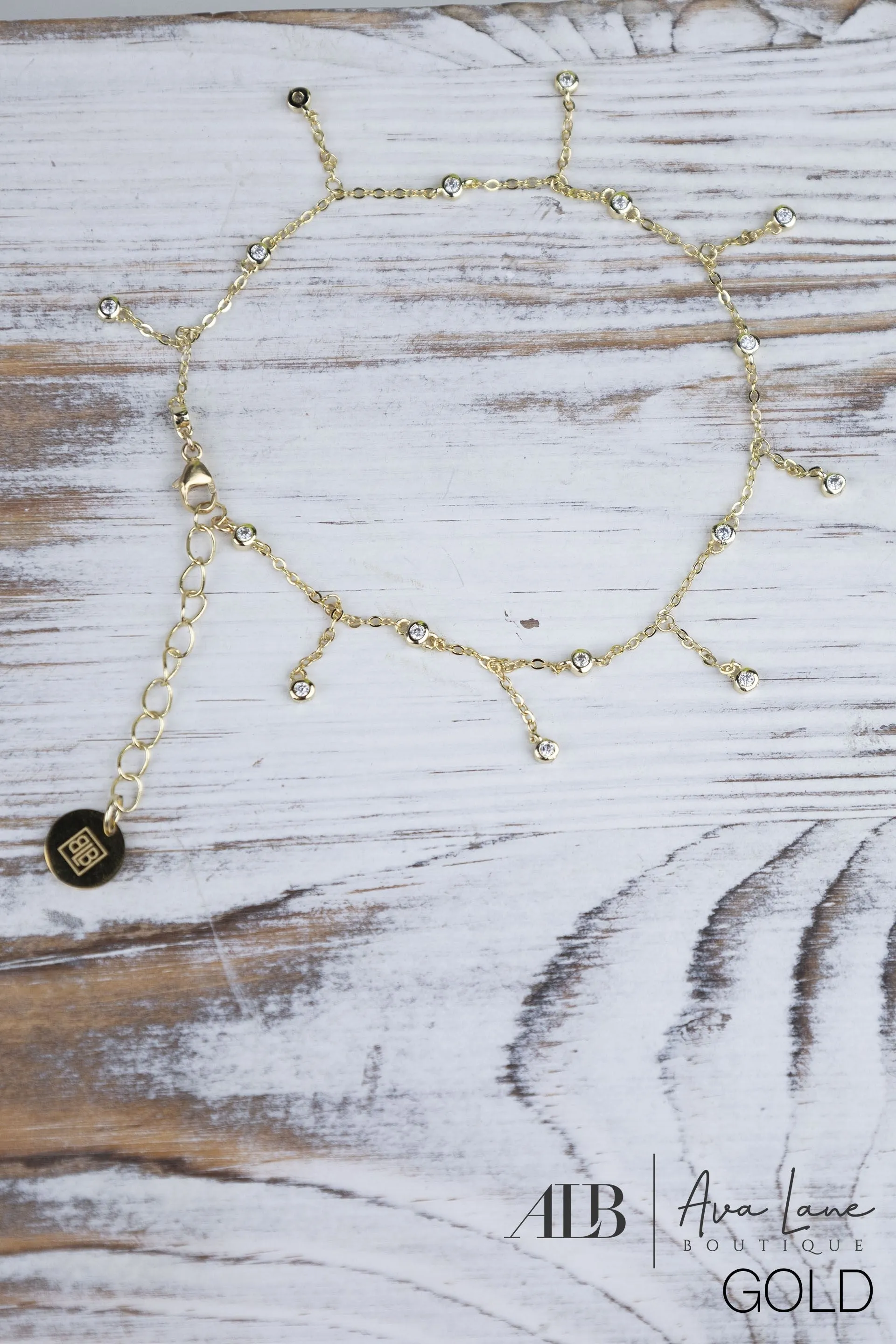 B.b Lila Dynamic Duo Anklet
