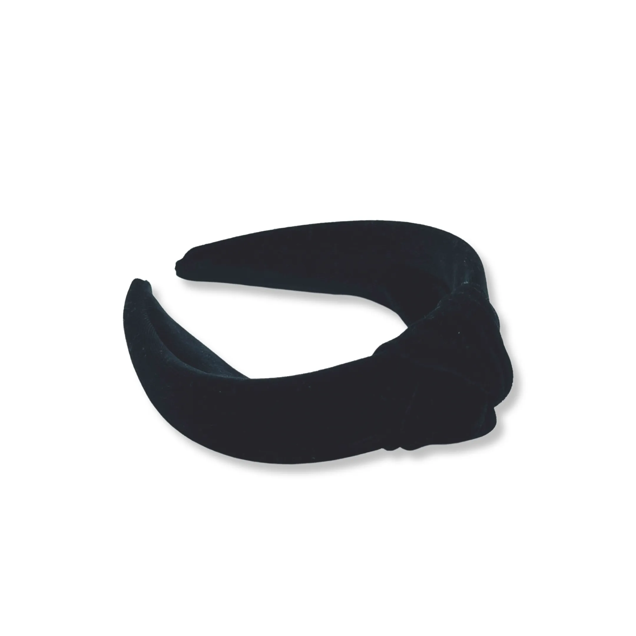 Black Velvet Hard Headband
