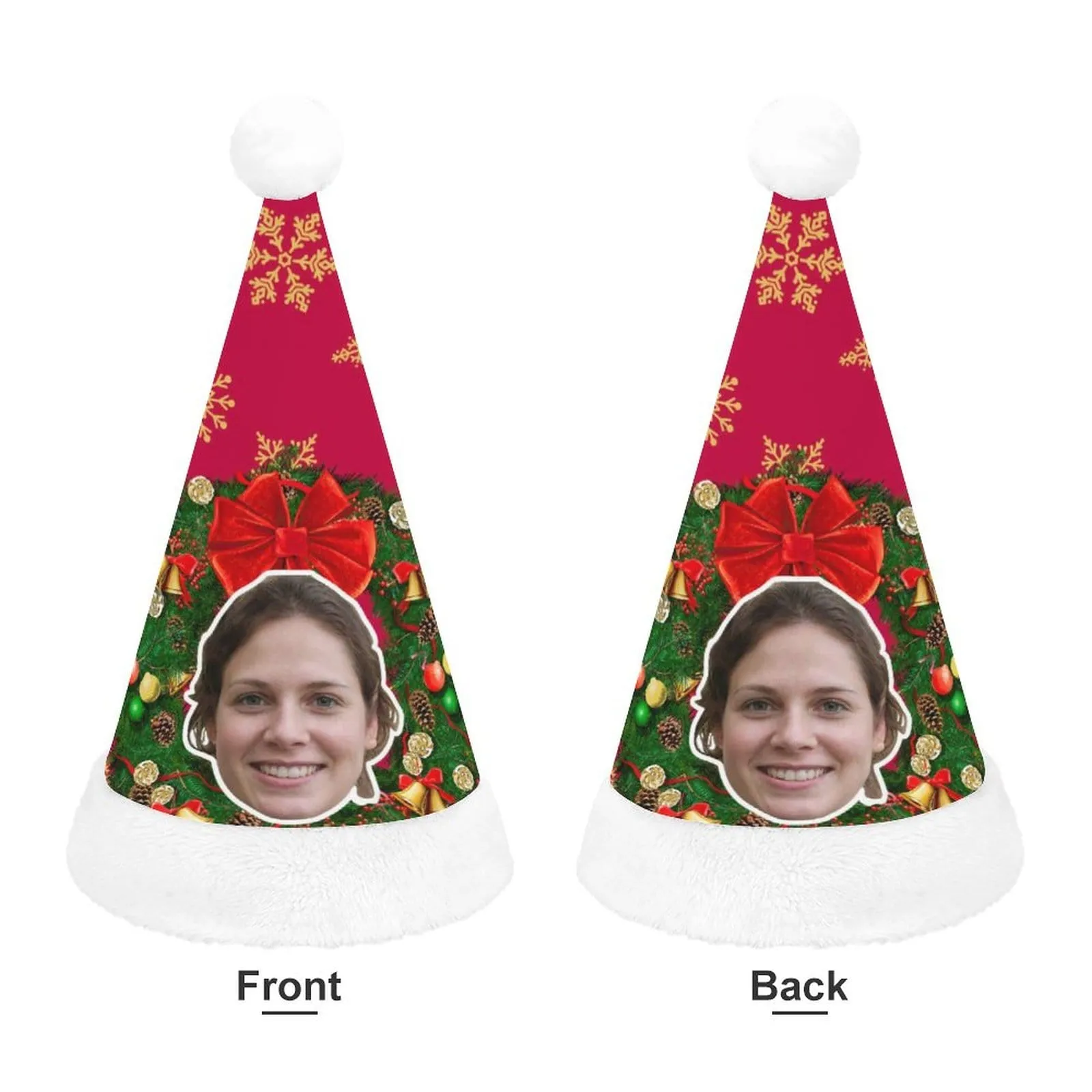 Custom Face  Christmas Tree Gift Christmas Hat