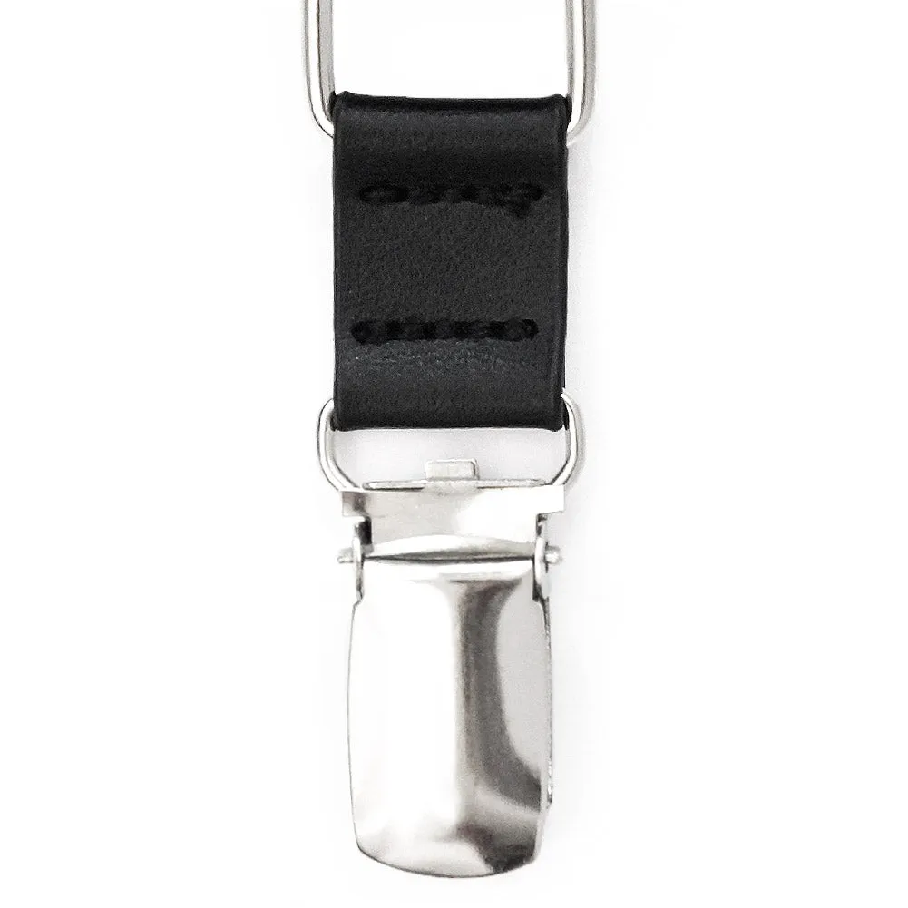 Eggplant Purple Skinny Suspenders