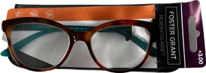 foster grant Danube Lenses Reading Glasses  Brown  3