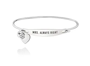 ID Bangle - MRS. ALWAYS RIGHT, M/L - 1010-0259