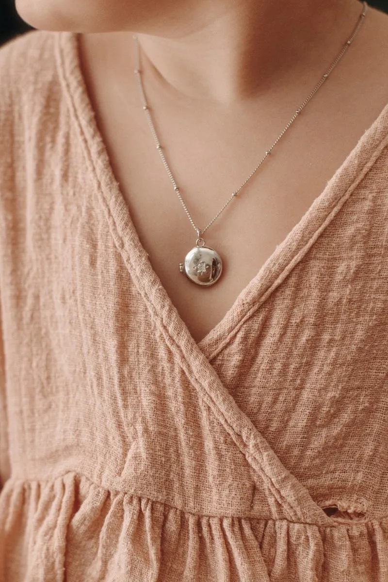 Locket necklace - Silver