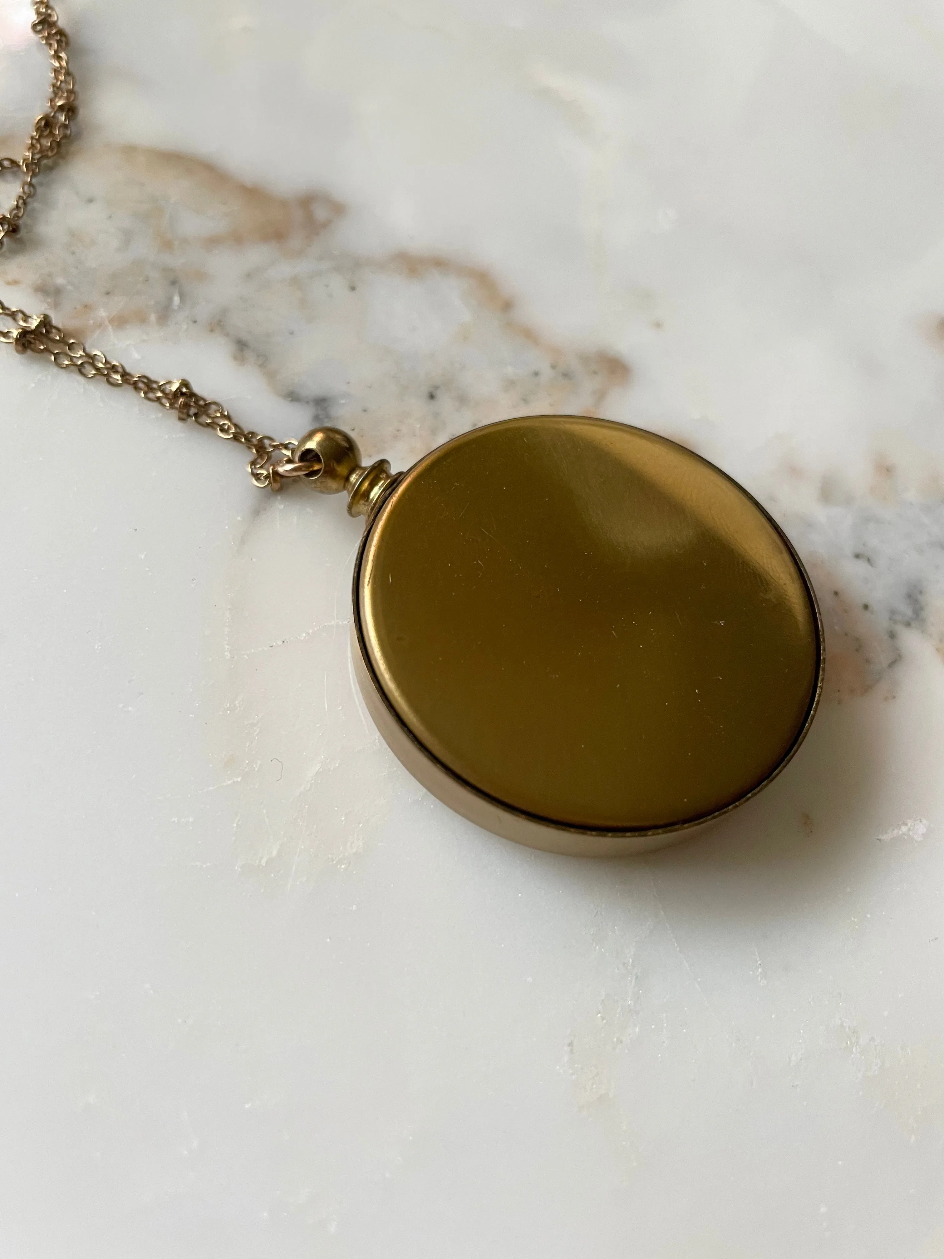 Vintage Secret Compartment Necklace
